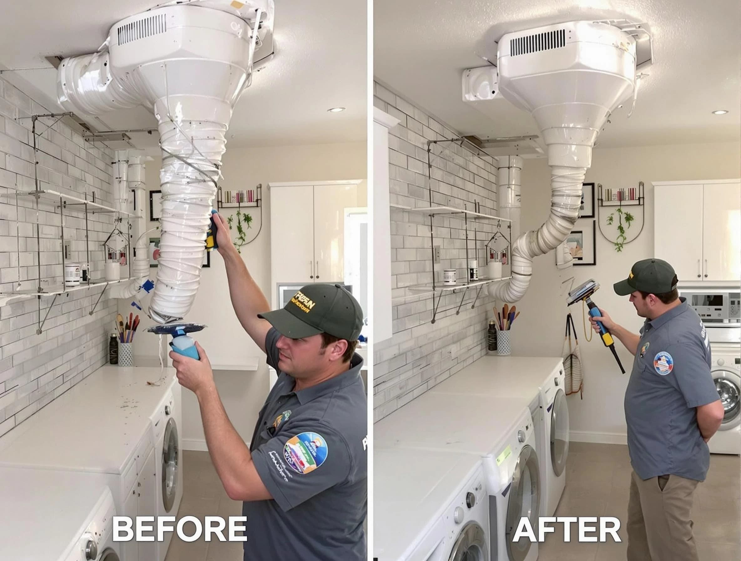 Professional dryer exhaust vent cleaning by Paradise Hills Dryer Vent Cleaning in Paradise Hills