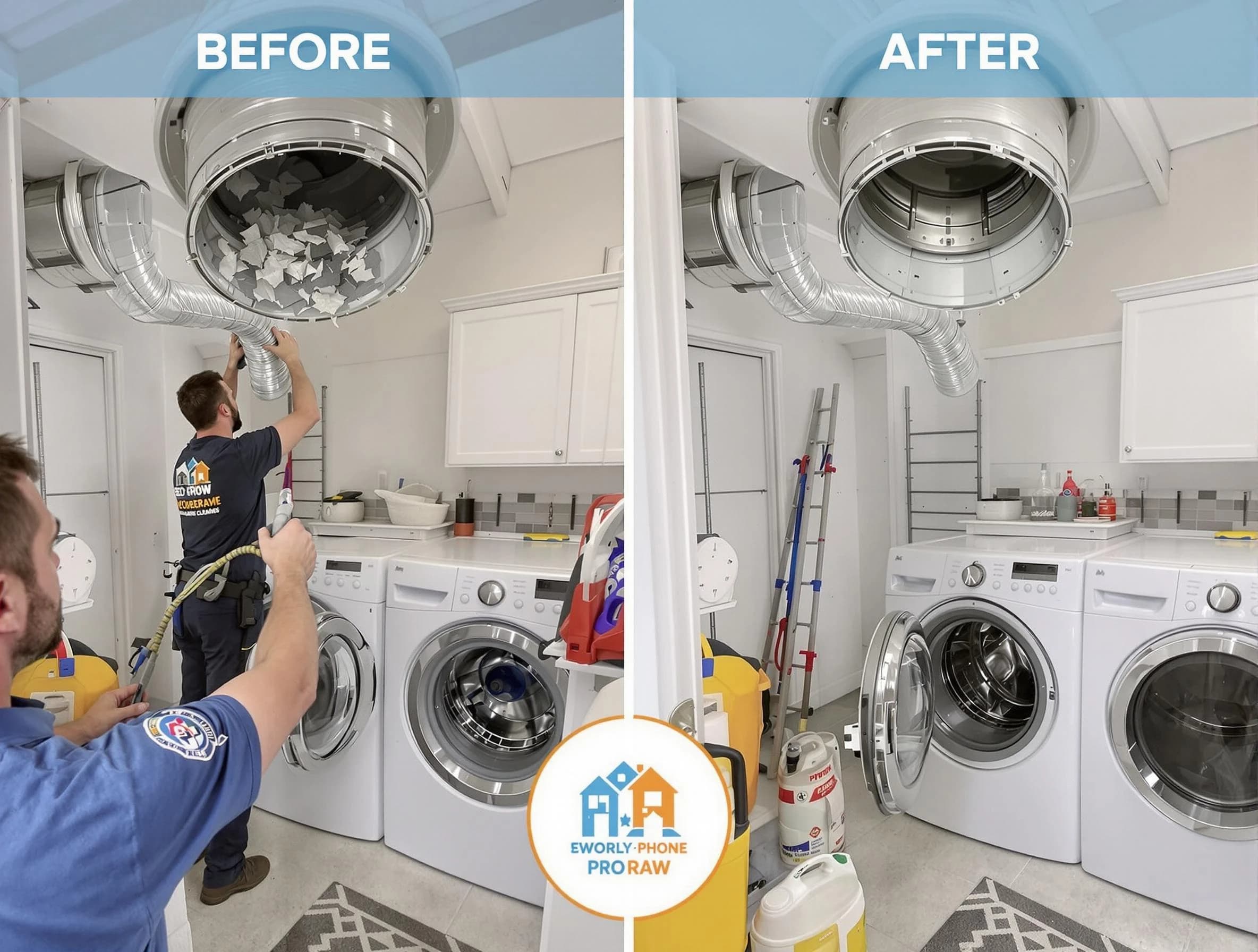 Residential dryer vent cleaning by Paradise Hills Dryer Vent Cleaning in Paradise Hills