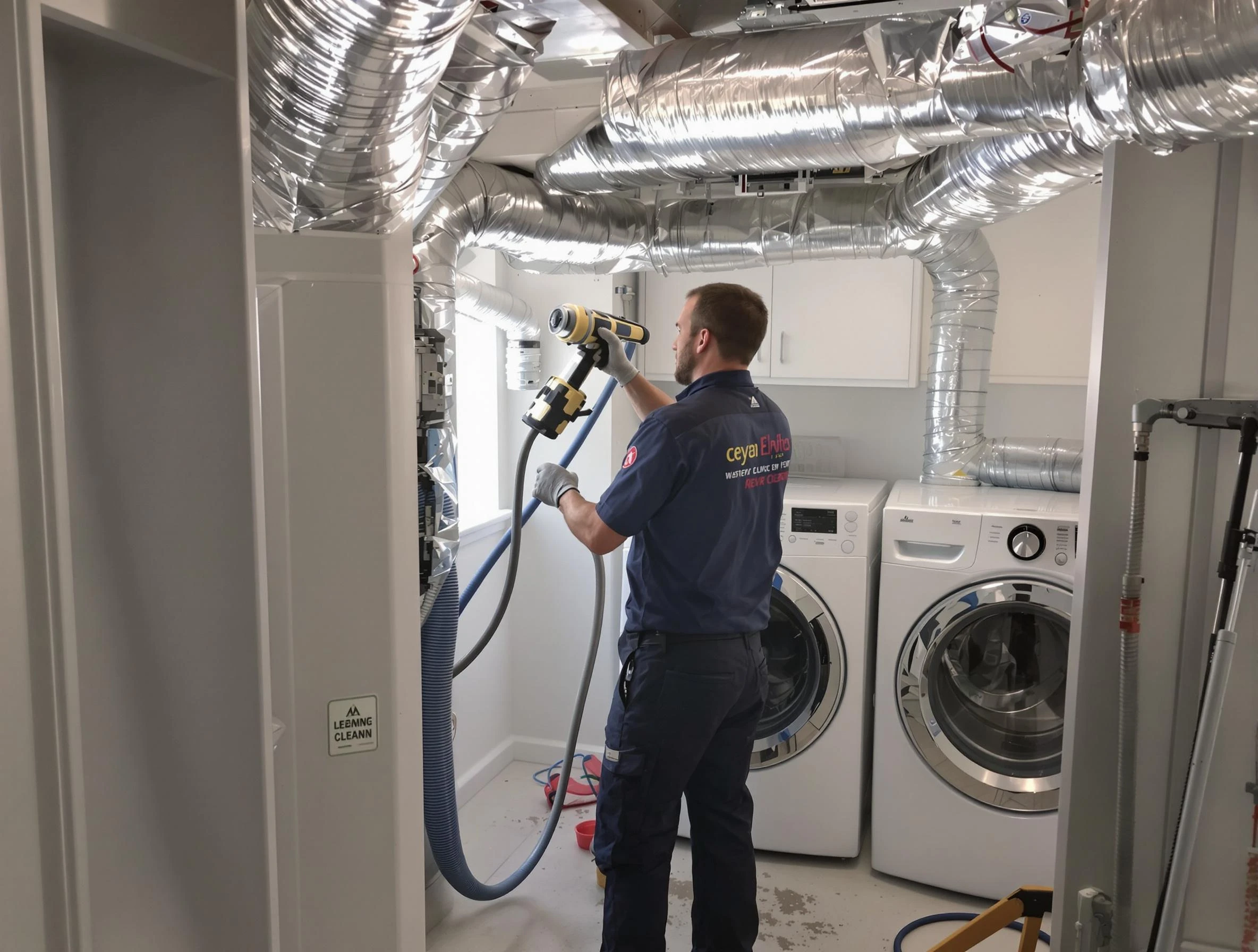 Paradise Hills Dryer Vent Cleaning specialist using advanced equipment for thorough duct cleaning in Paradise Hills